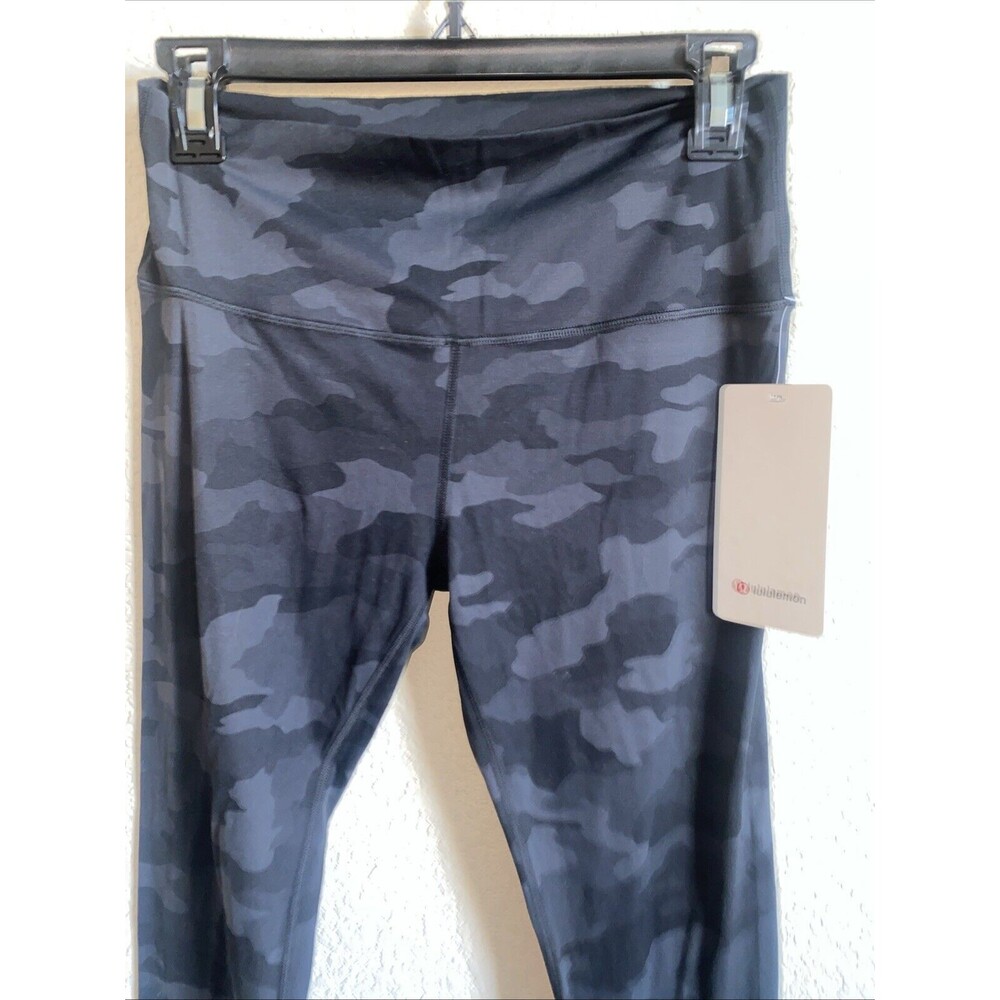 New Lululemon Align High Rise Crop 21" Camo 10 Yoga Gym Nulu Leggings Athleisure - Picture 2 of 8